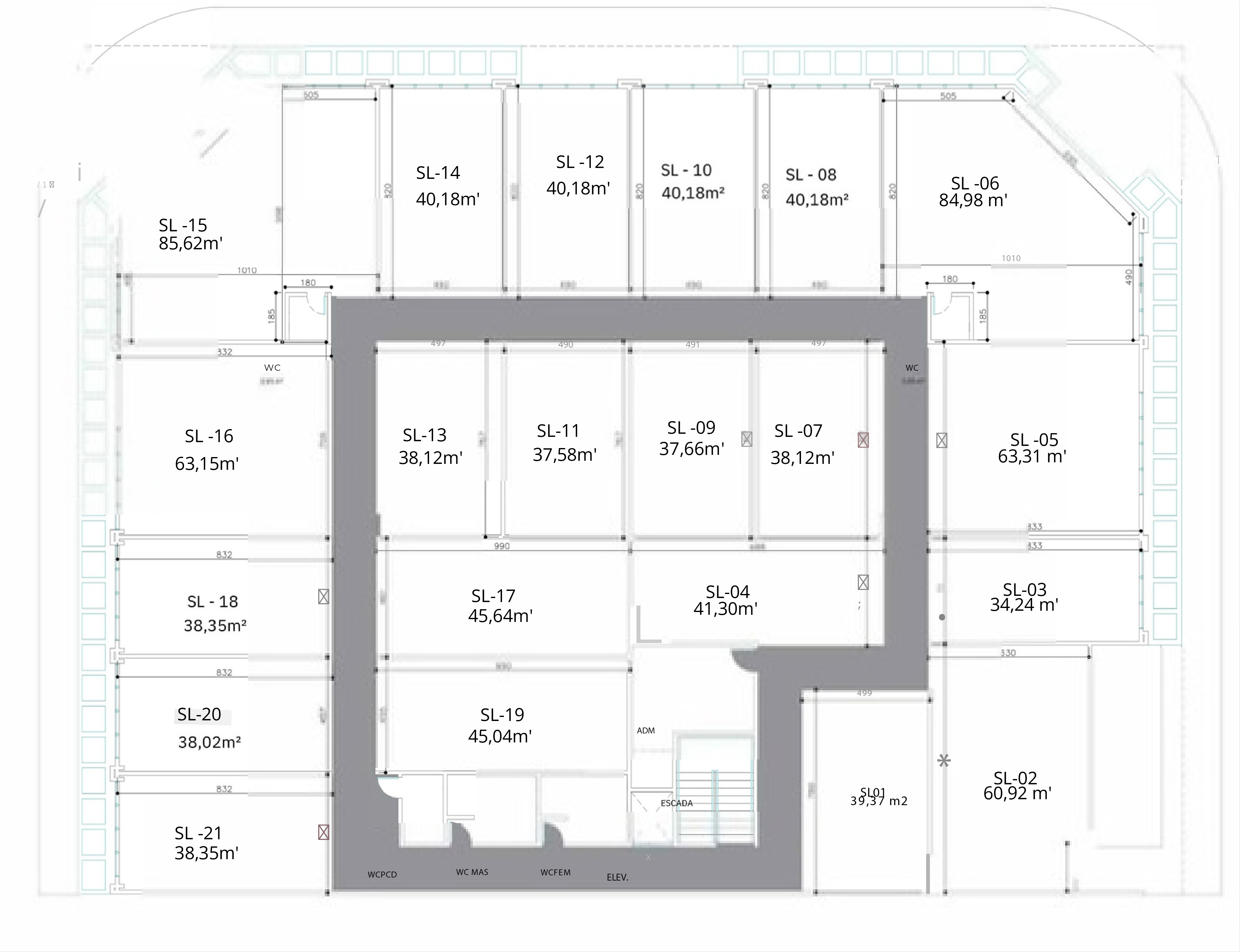 Planta — Piso 1